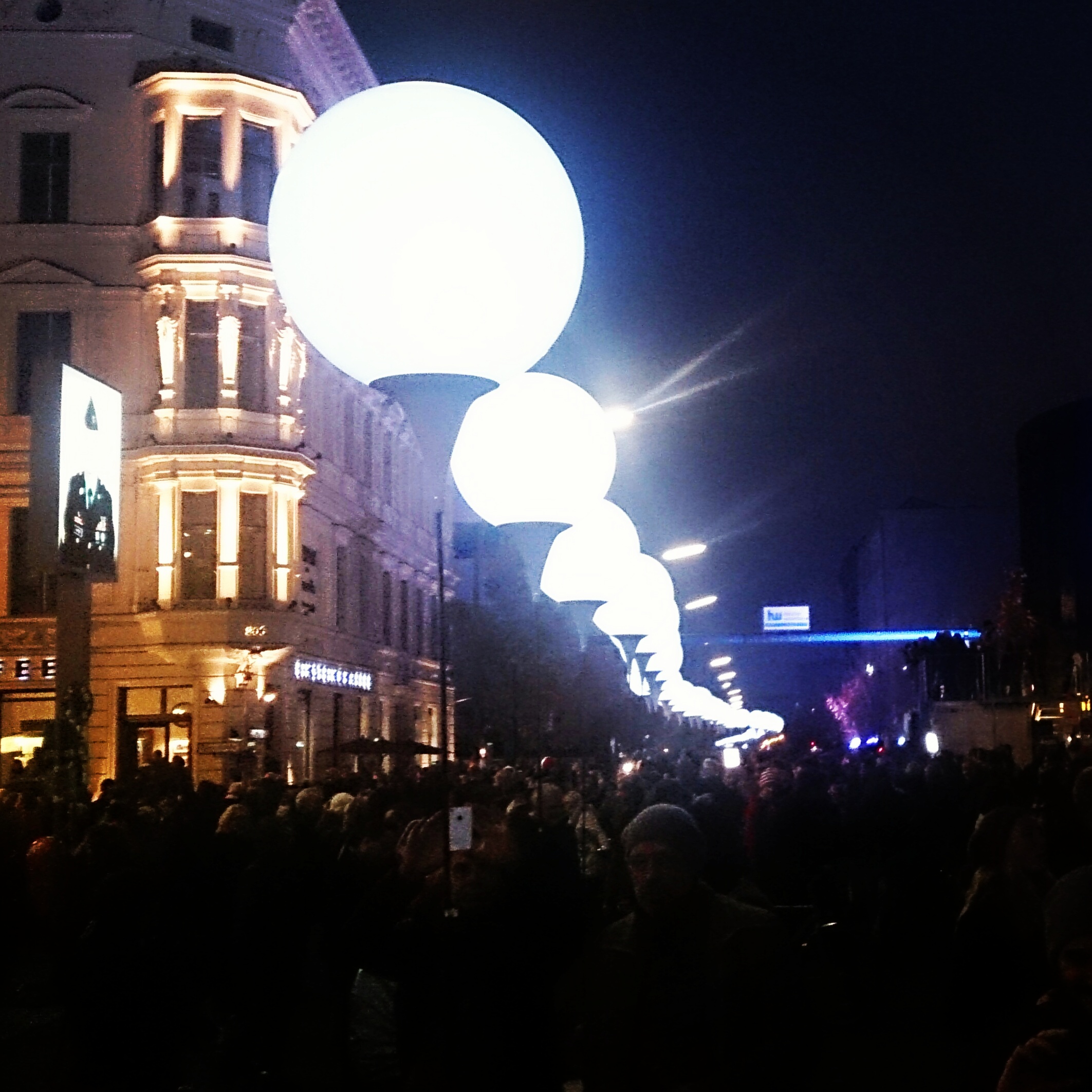 Lichtergrenze, die